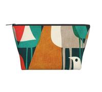 WSHFFILO Flock of Birds - Trousse da viaggio con stampa di uccelli, Nero , Taglia unica