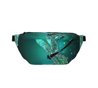 WSHFFILO Galaxy Animal Dragonfly stampato Crossbody Marsupio Casual Petto Borsa