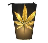 WSHFFILO Golden Canna stuccio telescopico espandibile per matite