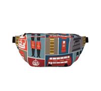 WSHFFILO Marsupio a tracolla con stampa di simboli dell'Inghilterra