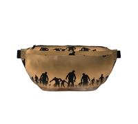 WSHFFILO Molti Zombie Stampato Crossbody Marsupio Casual Borsa Petto