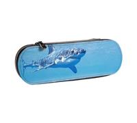 WSHFFILO Ocean Sharks - Astuccio in pelle con stampa di squali