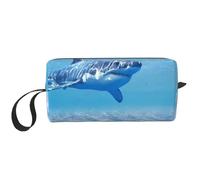 WSHFFILO Ocean Sharks - Astuccio per matite e trucchi con stampa di squali