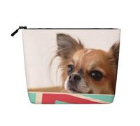 WSHFFILO Papillon in The Box - Trousse da viaggio con stampa in canapa finta, Nero , Taglia unica