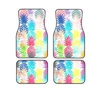WSHFFILO Pittura stampata Car Floor Mat Set di quattro tappetini antiscivolo per auto