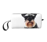 WSHFFILO Well-Behaved Schnauzer - Astuccio per matite e trucchi, con stampa