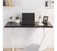 WSJHUHK Home-Accessori Tavolo, Piani Tavolo, Piano Tavolo Marrone Scuro 100x50x2 cm Legno massello Trattato Rovere Live Edge
