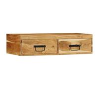 WSJHUHK Home-Armadi & Storage,Armadi e rack di archiviazione multimediali,Mobile TV a parete 80x30x19 cm Acacia in legno massello