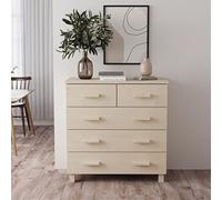 WSJHUHK Home-Armadi & Storage, Buffet & Credenze, Credenza HAMAR Marrone Miele 79x40x80 cm Legno massello di pino