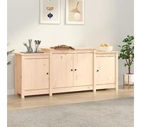 WSJHUHK Home-Armadietti & Stoccaggio, Buffet & Credenze, Credenza 164x37x68 cm Legno Massello Pino
