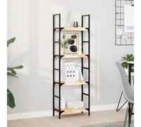 WSJHUHK Home-Shelving, Mensole da parete e sporgenze, 2 pezzi 60 x 20 x 4 cm, in legno massello di acacia non trattato