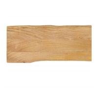 WSJHUHK Mobili,Accessori da tavolo,Piani del tavolo,Piano del tavolo 100x40x3,8 cm Live Edge in legno massello mango