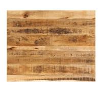 WSJHUHK Mobili,Accessori da tavolo,Piani del tavolo,Piano del tavolo 100x80x2.5 cm Live Edge Legno massello grezzo mango
