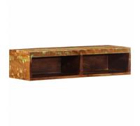 WSJHUHK Mobili,Armadi e stoccaggio,Armadi e rack di archiviazione multimediali,Mobile TV a parete 80x30x19 cm in legno massello recuperato