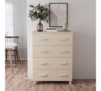 WSJHUHK Mobili,Armadi & Storage,Buffet & Credenze,Credenza HAMAR Marrone Miele 79x40x103.5 cm Legno massello di pino