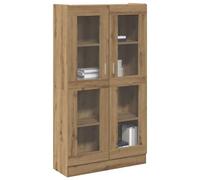WSJHUHK Mobili,Scaffalature,Librerie & Scaffali,Highboard Artigianale Rovere 82.5x30.5x150 cm Legno Ingegnerizzato