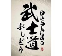WSJIJY Stampa su Tela Decorazione Soggiorno Calligrafia Tradizionale Arte del Carattere Jianpu Tai Chi Bushido Poster Stampe Dipinti su Tela 50X70Cm Senza Cornice
