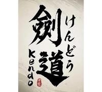 WSJIJY Stampa su Tela Decorazione Soggiorno Calligrafia Tradizionale Arte del Carattere Jianpu Tai Chi Bushido Poster Stampe Dipinti su Tela 50X70Cm Senza Cornice