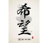 WSJIJY Stampa su Tela Decorazione Soggiorno Calligrafia Tradizionale Arte del Carattere Jianpu Tai Chi Bushido Poster Stampe Dipinti su Tela 50X70Cm Senza Cornice