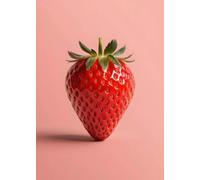 WSJIJY Stampa su Tela Deliziosa Frutta Ananas Fragola Mango Limone Fotografia Minimalista Arte Poster Dipinti su Tela Immagini d'Arte della Parete Decorazioni per La Casa 21X30Cm Senza Co