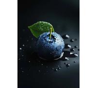 WSJIJY Stampa su Tela Deliziosa Frutta Ananas Fragola Mango Limone Fotografia Minimalista Arte Poster Dipinti su Tela Immagini d'Arte della Parete Decorazioni per La Casa 21X30Cm Senza Co