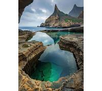 WSJIJY Stampa su Tela Estate Tropicale Città Costiere Surf Spiagge Oceano Esplorazione Poster su Tela Dipinti Parete Arte Immagini Home Decor 70X100Cm Senza Cornice