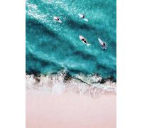 WSJIJY Stampa su Tela Estate Tropicale Città Costiere Surf Spiagge Oceano Esplorazione Poster su Tela Dipinti Parete Arte Immagini Home Decor 70X100Cm Senza Cornice