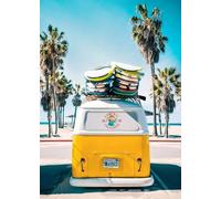 WSJIJY Stampa su Tela Estate Tropicale Città Costiere Surf Spiagge Oceano Esplorazione Poster su Tela Dipinti Parete Arte Immagini Home Decor 15X20Cm Senza Cornice