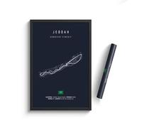 WSJIJY Stampa su Tela F1 Imola Monaco Circuito di Pista Tela Dipinto Formula 1 Arte Murale Poster Nordico Estetico Motorsport Gara Immagine per Arredamento Casa 70X100Cm Senza Cornice