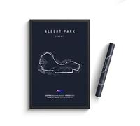WSJIJY Stampa su Tela F1 Imola Monaco Circuito di Pista Tela Dipinto Formula 1 Arte Murale Poster Nordico Estetico Motorsport Gara Immagine per Arredamento Casa 70X100Cm Senza Cornice
