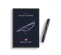 WSJIJY Stampa su Tela F1 Imola Monaco Circuito di Pista Tela Dipinto Formula 1 Arte Murale Poster Nordico Estetico Motorsport Gara Immagine per Arredamento Casa 70X100Cm Senza Cornice