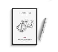 WSJIJY Stampa su Tela F1 Wall Art Nordic Poster Formula 1 Imola Monaco Track Circuit Estetico Motorsport Gara Decorazione per La Casa Immagine 70X100Cm Senza Cornice