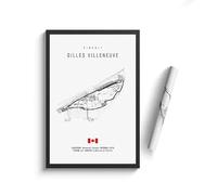 WSJIJY Stampa su Tela F1 Wall Art Nordic Poster Formula 1 Imola Monaco Track Circuit Estetico Motorsport Gara Decorazione per La Casa Immagine 70X100Cm Senza Cornice