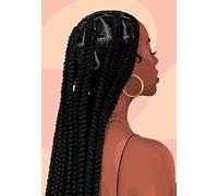 WSJIJY Stampa su Tela Fashion Girls Hairstyle Hair Salon Posters And Prints Canvas Printing Modern Wall Art Picture for Barber Shop Home Decor 15X20Cm No Frame