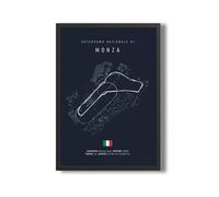 WSJIJY Stampa su Tela Formula 1 Imola Monaco Circuito di Arte Murale Poster Mappa del Mondo di Formula Racing Decorazione della Stanza Tela Dipinti Immagini Stampa Opera d'Arte 45X60Cm