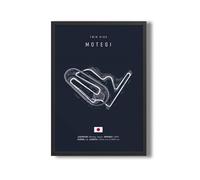 WSJIJY Stampa su Tela Formula 1 Imola Monaco Circuito di Arte Murale Poster Mappa del Mondo di Formula Racing Decorazione della Stanza Tela Dipinti Immagini Stampa Opera d'Arte 50X70Cm