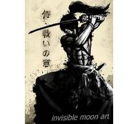 WSJIJY Stampa su Tela Guerriero Giapponese Bushido Corazzato Geisha Samurai Katana Ninja Poster Arte Tela Pittura Stampa da Parete Picture Room Home Decor 50X70Cm No Frame