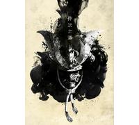 WSJIJY Stampa su Tela Guerriero Giapponese Bushido Corazzato Geisha Samurai Katana Ninja Poster Arte Tela Pittura Stampa da Parete Picture Room Home Decor 50X70Cm No Frame