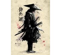 WSJIJY Stampa su Tela Guerriero Giapponese Bushido Corazzato Geisha Samurai Katana Ninja Poster Arte Tela Pittura Stampa da Parete Picture Room Home Decor 50X70Cm No Frame