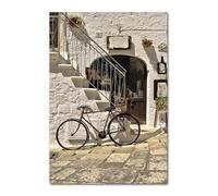 WSJIJY Stampa su Tela Italiano Città Limone Arancia Raccolta Poster E Stampe Casa Giardino Piante Tela Dipinto Auto Moto Decorazione D'Interni Immagine Arte Murale 50X70Cm Senza Cornic