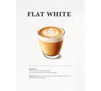 WSJIJY Stampa su Tela Modern Nordic Minimalist Afternoon Tea Coffee Drink Recipe Poster Canvas Paintings Wall Art Pictures Coffee Shop Home Decor 30X45Cm No Frame