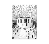 WSJIJY Stampa su Tela Moderno Bianco E Nero Romantico Europa Francia Città Tedesche Paesaggio Fotografia Stampata Poster Arte Murale Quadro su Tela Dipinto 50X70Cm Senza Cornice