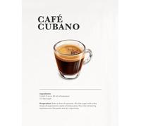 WSJIJY Stampa su Tela Moderno Nordico Minimalista tè Pomeridiano caffè Bevanda Ricetta Poster Dipinti su Tela Immagini di Arte della Parete Caffetteria Decorazioni per La Casa 45X60 Cm