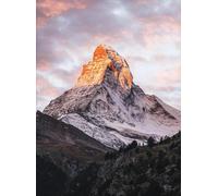 WSJIJY Stampa su Tela Paesaggio Naturale Monte Everest Montagne Oceani Fotografia Arte Poster Dipinti su Tela Immagini di Arte della Parete Decorazioni per La Casa 50X70Cm Senza Cornice