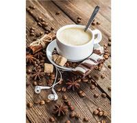 WSJIJY Stampa su Tela Pane caffè Poster Dipinti su Tela E Stampe Immagini Arte Murale per Soggiorno Casa Cucina Ristorante Decor Cuadros 45X60Cm Senza Cornice