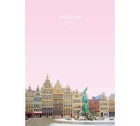 WSJIJY Stampa su Tela Parigi, Firenze, Praga, Europa, Viaggi, Opere d'Arte, Poster, Stampe su Tela, Quadri da Parete, Nordico, Soggiorno, Arredamento per La Casa, Quadri 50X70 Cm, Senza Cornice.