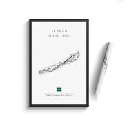 WSJIJY Stampa su Tela Poster del Circuito di F1 Imola Monaco Formula 1 GP Tela Dipinto Nordic Motorsport Arte Murale Immagine Decorazione per La Stanza 70X100Cm Senza Cornice