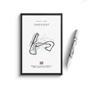 WSJIJY Stampa su Tela Poster su Tela Ad Alta Definizione Decorazione per La Casa 30X45 Cm Senza Cornice retrò Formula 1 Imola Monaco Monza Circuit.