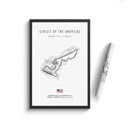 WSJIJY Stampa su Tela Poster su Tela Ad Alta Definizione Decorazione per La Casa 50X70 Cm Senza Cornice retrò Formula 1 Imola Monaco Monza Circuito Nero E Bianco