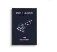 WSJIJY Stampa su Tela Quadro su Tela con Circuito Internazionale di Formula 1 Arte Murale Nordica Poster Estetico di Gare di Motorsport per Arredamento Casa 70X100 Cm Senza Cornice